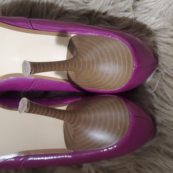 SPRING Light Purple Leather-Like Patent Heels- Size Euro 38 - Picture 12 of 16